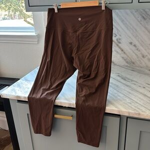 lululemon align high rise crop 23”, size 14, color Java